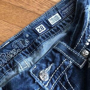 MISS ME Easy Boot denim jeans Womens 28